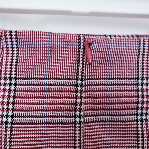 John Galt Red Plaid Mini Skirt size XS - Picture 3 of 12